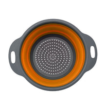 Load image into Gallery viewer, The silicone vegetable and fruit washing basket is fordable