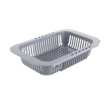 Load image into Gallery viewer, Extendable plastic basket to dry water from vegetables, fruits or anything
