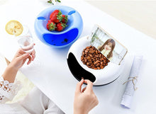 Load image into Gallery viewer, Plastic snack bowl with fruit bowl and mobile phone bracket
