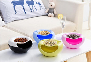 Plastic snack bowl with fruit bowl and mobile phone bracket