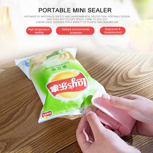 portable heat sealer for plastic bags