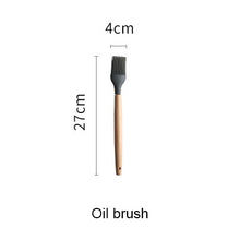 Load image into Gallery viewer, Silicone Cooking Tools with Heat Resistant Wooden Handle
