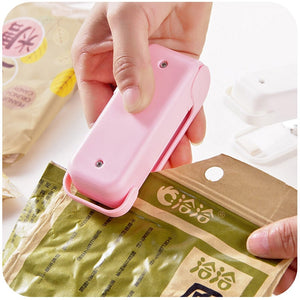 portable heat sealer for plastic bags