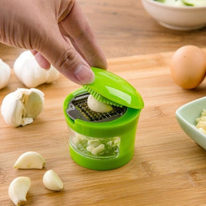 Small portable garlic grater