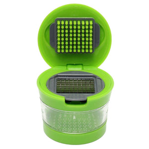 Small portable garlic grater