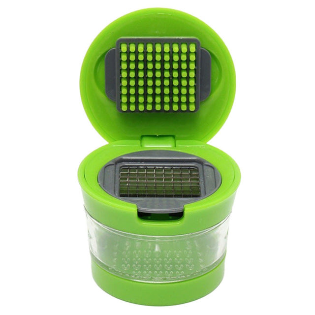 Small portable garlic grater