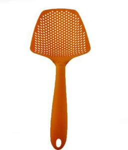 Cooking scoop vegetable strainer nylon spoon large colander